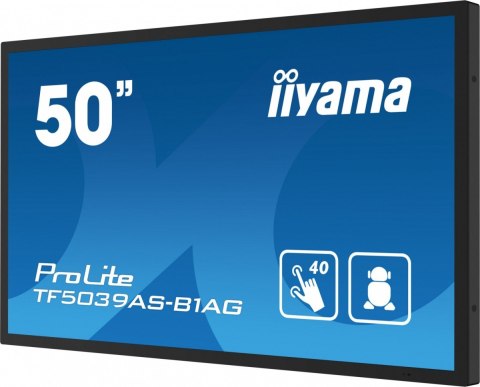 Monitor 50 cali TF5039AS-B1AG, VA,4K,HDMIx2,DP,RJ45,3xUSB,2x10W, ANDROID,24/7,IP65 IIYAMA