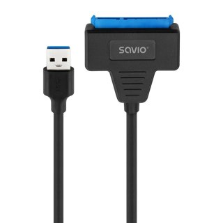 Adapter USB-A 3.1 Gen 1 (M) - SATA (F) do dysków SATA 2.5 cala , AK-68 Savio