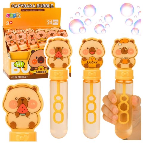 Bańki Mydlane Kapibara 3 Otwory Do Baniek 35 ml Mix LEAN TOYS