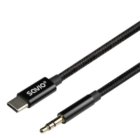 Kabel USB-C do mini-Jack CL-187 1m Savio