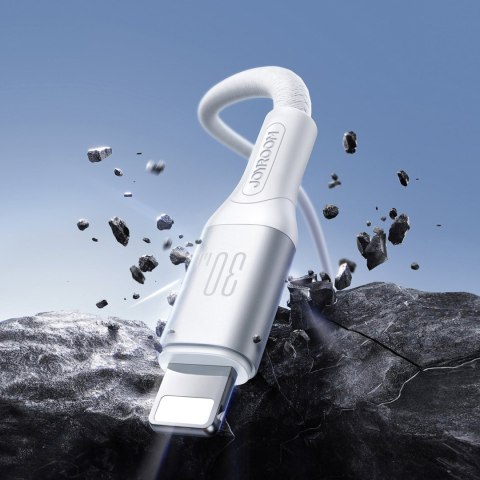 Kabel przewód USB-C - iPhone Lightning 30W 2m - biały JOYROOM