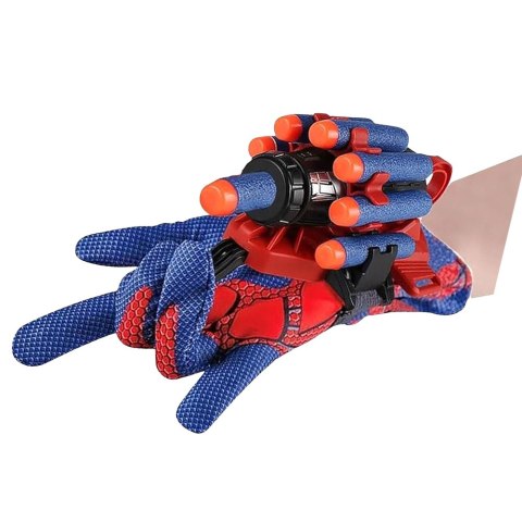 Rękawica Z Wyrzutnią Na Strzałki Piankowe Spider Dla Dzieci 10szt. LEAN TOYS