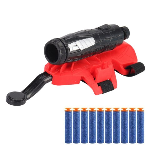 Rękawica Z Wyrzutnią Na Strzałki Piankowe Spider Dla Dzieci 10szt. LEAN TOYS