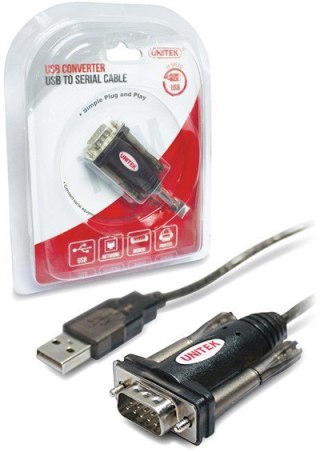 Adapter USB do 1xRS-232 ; Y-105 Unitek