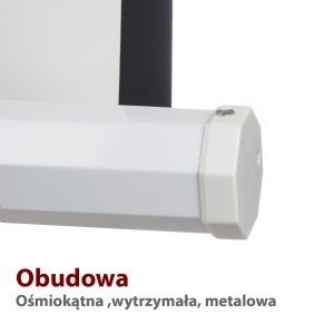 Ekran ręczny na statywie 4:3 120" 244x183cm TS-120 4:3 ART