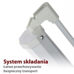 Ekran ręczny na statywie 4:3 120" 244x183cm TS-120 4:3 ART