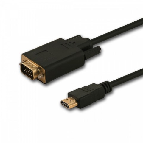 Kabel HDMI (M) - VGA (M) 1,8m CL-197 Savio