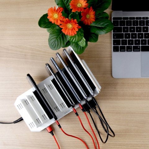 Stacja ładująca 10xUSB; 96W; 2xQC3.0; Y-2190A Unitek