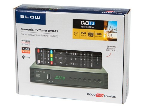 Dekoder tuner DVB-T2 8000FHD Premium BLOW