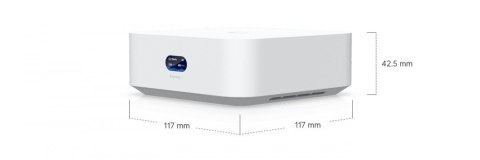 Brama UniFi Express 7 Gateway/kontroler 10, 100, 1000, 2500, 10000 Mbit/s UX7 UBIQUITI