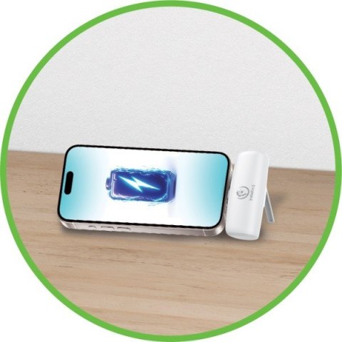 Powerbank P5 PLUG-IN (5 000mAh 10W) bezpośrednie podpięcie do telefonu za pomocą złącza USB-C Rebeltec