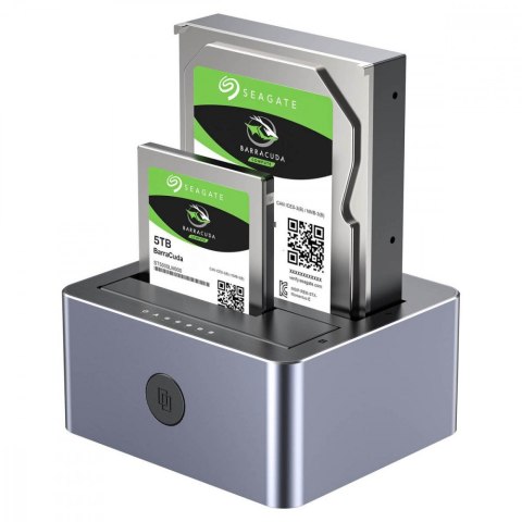Stacja klonująca dyski 2x 2,5/3,5; CLONE; USB-C 10 Gbps Unitek