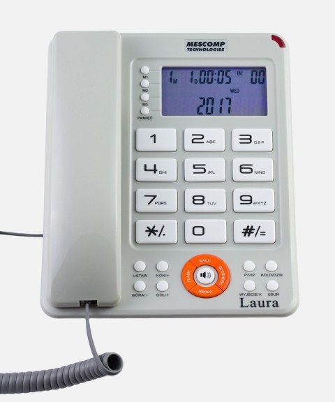 Telefon przewodowy Mescomp MT-816 Laura Mesmed