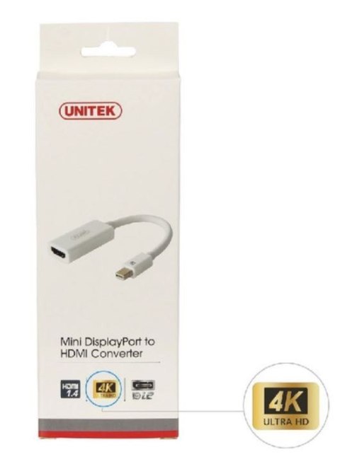 Adapter mini DisplayPort- HDMI 4K; Y-6331 Unitek