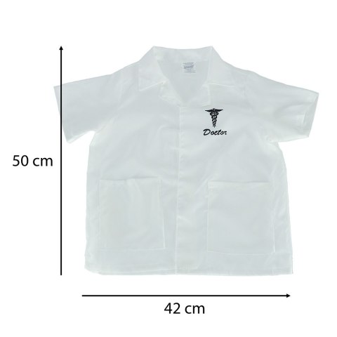 Kostium strój karnawałowy przebranie lekarz strój doktora kitel lekarski zestaw 3-8 lat Kik Sp. z o. o. Sp. k.