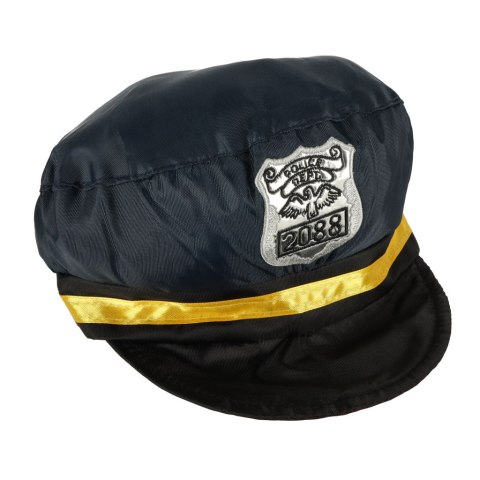 Kostium strój karnawałowy przebranie policjant kajdanki czapka zestaw 3-8 lat Kik Sp. z o. o. Sp. k.