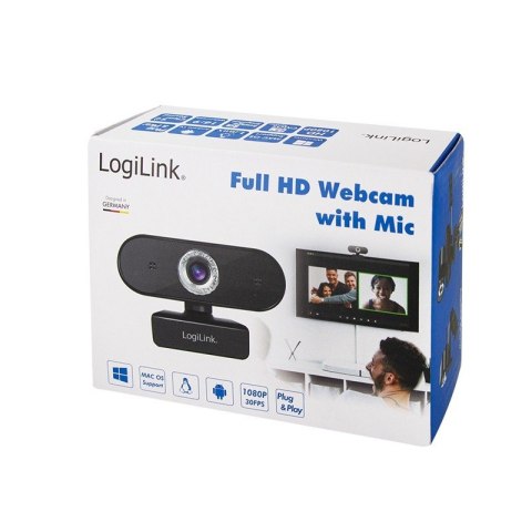 Kamera internetowa FULL HD z mikrofonem LogiLink
