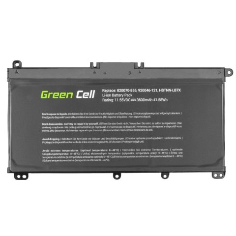 Bateria do HP Pavilion 15-CC 11,55V 3,6Ah Green Cell