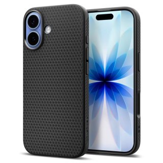 Etui ochronne plecki Liquid Air na iPhone 17 - czarny mat SPIGEN