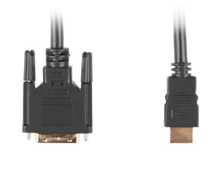 Kabel HDMI(M)-DVI-D(M) CA-HDDV-10CC-0018-BK 1.8 M czarny Lanberg