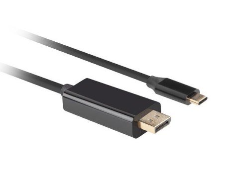 Kabel USB-C(M)->Displayport 1.8M 4K 60HZ czarny Lanberg