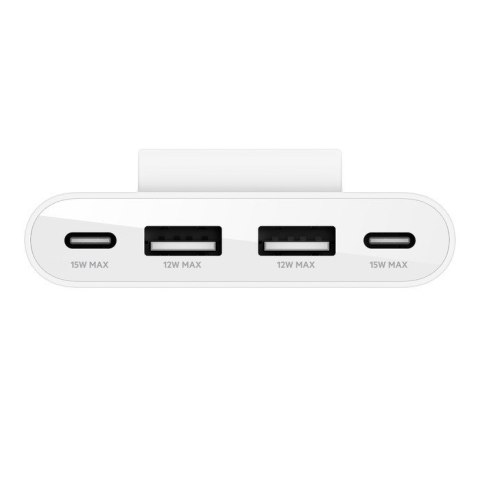 Ładowarka 4-portowa 2xUSB-C, 2xUSB-A 30W, biała Belkin