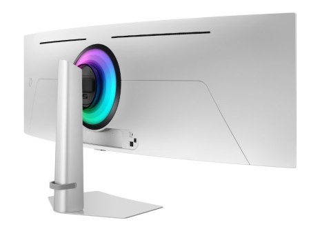 Monitor 49 cali Odyssey G9 G95SD OLED 5120x1440 DQHD 32:9 1xHDMI 1xmicroHDMI 1xDP 1xUSB-C 2xUSB 0,03ms 240Hz zakrzywiony głośnik Samsung