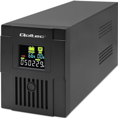 Zasilacz awaryjny UPS | Monolith | 2000VA | 1200W | LCD | USB Qoltec