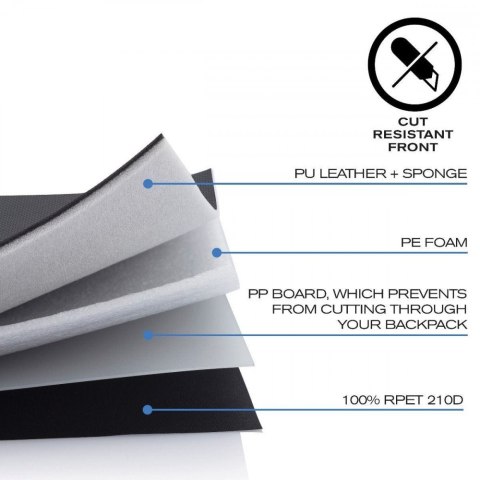 Plecak antykradzieżowy BOBBY HERO REGULAR BLACK XD DESIGN