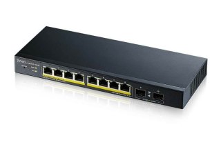 Przełącznik GS1900-10HP v2 8port L2 PoE 2xSFP 70W 802.3at Zyxel