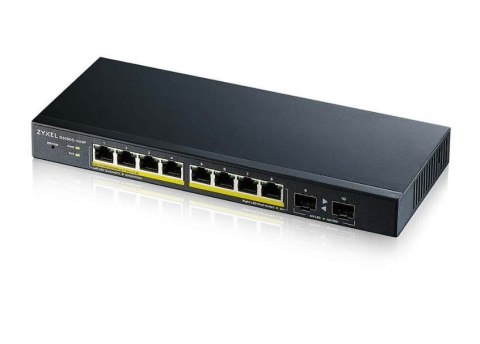 Przełącznik GS1900-10HP v2 8port L2 PoE 2xSFP 70W 802.3at Zyxel
