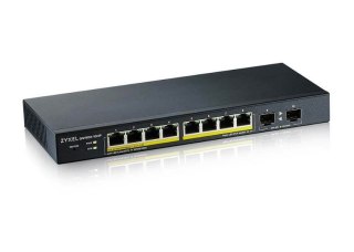 Przełącznik GS1900-10HP v2 8port L2 PoE 2xSFP 70W 802.3at Zyxel