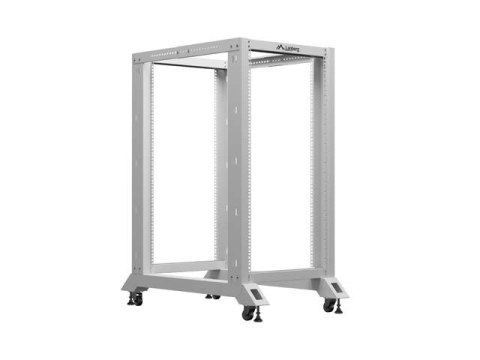 Stojak Open rack 19 cali 22U 600x1000 szary Lanberg