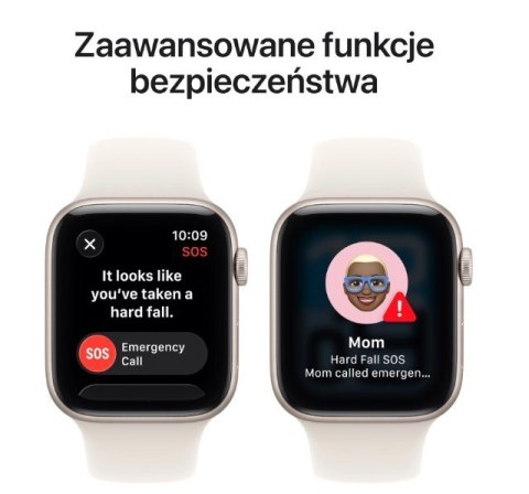 Watch SE 3 GPS+Cellular koperta 40 mm z aluminium w kolorze księżycowej poświaty, pasek sportowy w kolorze księżycowej poświaty  Apple