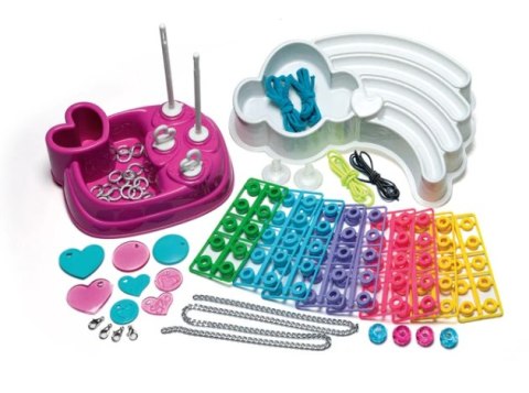 Crazy Chic Zestaw Koralików Kolorowe Bransoletki Clementoni 78415 Clementoni