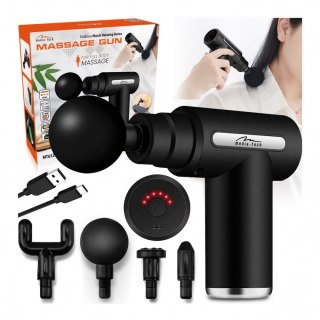Pistolet do masażu (4 głowice) MASSAGE GUN MT6521 Media-Tech