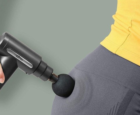 Pistolet do masażu (4 głowice) MASSAGE GUN MT6521 Media-Tech