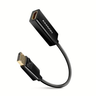 RVD-HI14N Adapter aktywny Displayport -> HDMI 1,4, 4K/30Hz, kabel 18cm AXAGON