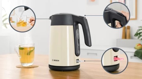 Czajnik TWK7L467 1,7l beżowy Bosch