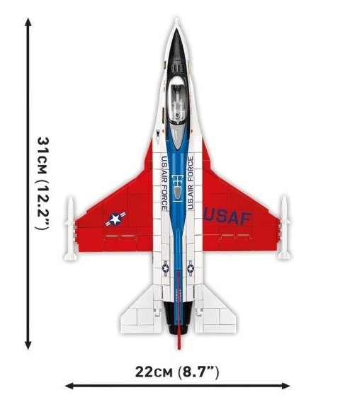 Klocki F-16 FST Flight 375 elementów Cobi Klocki