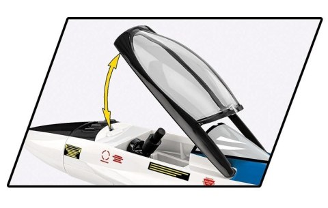 Klocki F-16 FST Flight 375 elementów Cobi Klocki