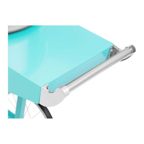 Mobilna maszyna do waty cukrowej turkusowa śr. misy 520mm + miarka do cukru Royal Catering