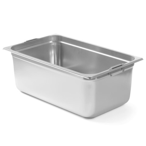Pojemnik GN z chowanymi uchwytami stal nierdzewna GN1/1 530x325mm wys. 200mm - Hendi 803202 Hendi