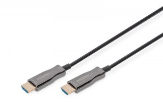Kabel połączeniowy hybrydowy AOC HDMI 2.0 Premium HighSpeed 4K/60Hz UHD HDMI A/HDMI A M/M 10m Czarny Digitus