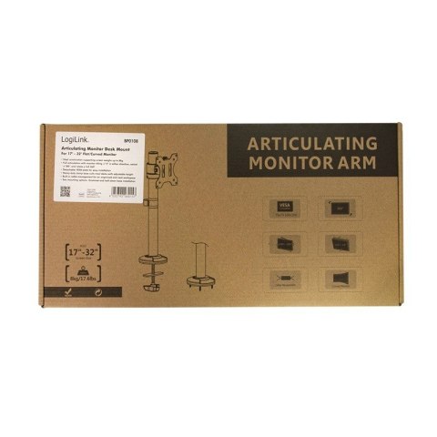 Uchwyt na monitor 17-32 cale Stalowy LogiLink