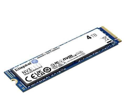 Dysk SSD NV3 4TB M.2 2280 PCI-e 4.0 NVMe 6000/5000 Kingston