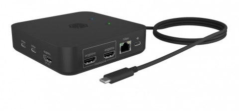 Stacja dokująca IB-DK4090-C 12w1, 3x HDMI,LAN,USB, PD do 100W IcyBox