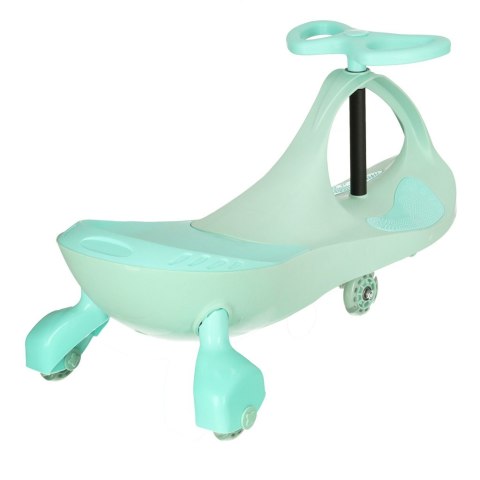 Jeździk grawitacyjny LED Swing Fix S3 świecące koła miętowy Kik Sp. z o. o. Sp. k.