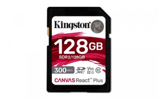 Karta pamięci SD 128GB Canvas React Plus 300/260 UHS-II U3 Kingston