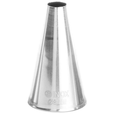 Końcówka tylka prosta do rękawa worka cukierniczego śr. 8mm - HENDI 551356 Hendi